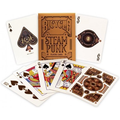 Bicycle Steampunk Bronze Kartları Koleksiyonluk İskambil Oyun Kağıdı Destesi