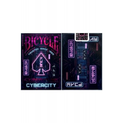 Bicycle Cyberpunkt Cybercity Premium Oyun Kağıdı Iskambil Kartları Destesi Kartı