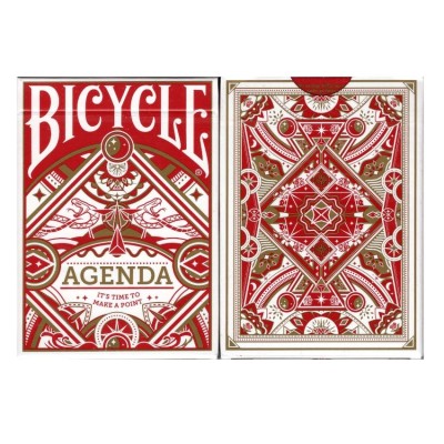 Bicycle Agenda Red Oyun Kağıdı Premium Koleksiyonluk Kartları Kart