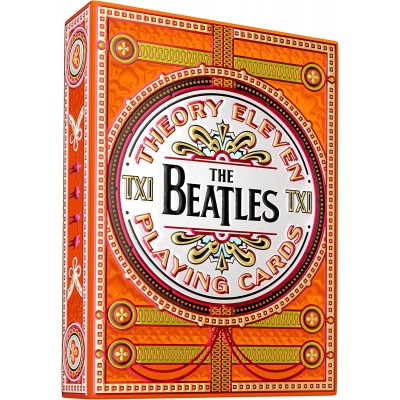 Theory11 The Beatles Orange Oyun Kağıdı Kartı Kartları Destesi Koleksiyonluk