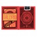 Tally-Ho Metalluxe Red Kirmizi Oyun Kağıdı Kartı iskambil Kartları Destesi