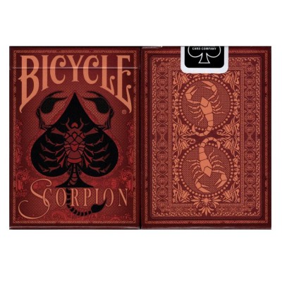 Bicycle Scorpion Oyun Kağıdı Kartı iskambil Kartları Destesi Red (Kirmizi)