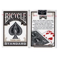 Bicycle Standart Index Siyah Black Rider Back Standard Oyun Kağıdı Kartı iskambil Kartları 