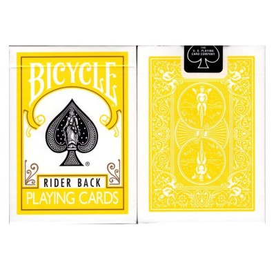 Bicycle Standart Index Sarı Rider Back Oyun Kağıdı Kartı iskambil Kartları Destesi