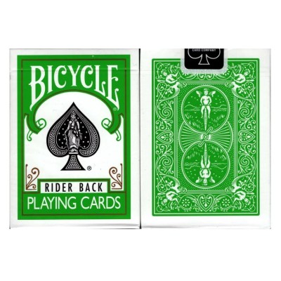 Bicycle Standart Index Yeşil Rider Back Oyun Kağıdı Kartı iskambil Kartları Destesi