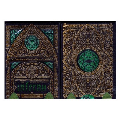 inferno Emerald Blaze Edition Oyun Kağıdı Koleksiyonluk iskambil Kartları