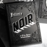 Bicycle Fulton's Noir Premium Oyun Kağıdı Koleksiyonluk iskambil Kartları
