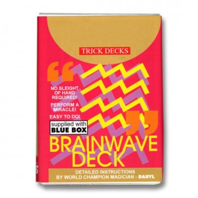 Bicycle Brainwave Deck (Blue Case) Mavi Hileli Trick Premium Oyun Kağıdı iskambil Kartları Destesi