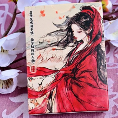 King Star Four Beauties (DiaoChan) Premium Oyun Kağıdı iskambil Kartları Destesi