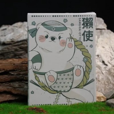 Room One Samurai Otter Mizu Edition (Standard Blue) Premium Oyun Kağıdı iskambil Kartları Destesi