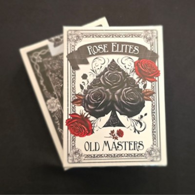 Bicycle Rose Elites - Old Masters (Black) Marked Deck işaretli Oyun Kağıdı iskambil Kartları Destesi