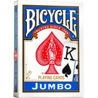 Bicycle Jumbo Index Mavi Oyun Kağıdı iskambil Kartları Destesi