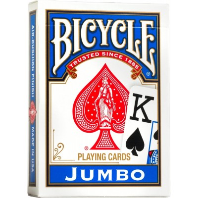 Bicycle Jumbo Index Mavi Oyun Kağıdı iskambil Kartları Destesi