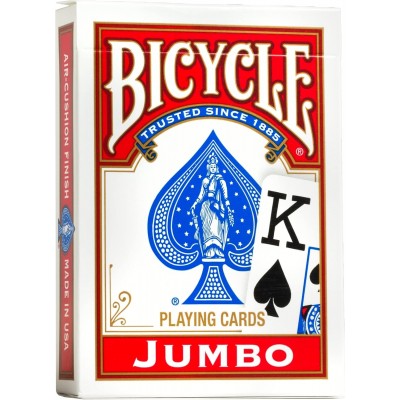 Bicycle Jumbo Index Kırmızı Oyun Kağıdı iskambil Kartları Destesi