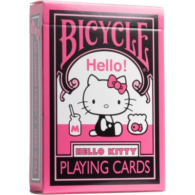 Bicycle Hello Kitty Black & Pink Premium Oyun Kağıdı Koleksiyonluk iskambil Kartları Destesi