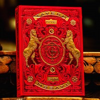 Theory11 Tavern on the Green Red Edition Premium Oyun Kartları iskambil Kağıdı Destesi