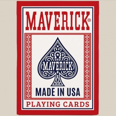 Bicycle Maverick (Red) Kırmızı Premium Oyun Kağıdı iskambil Kartları Destesi