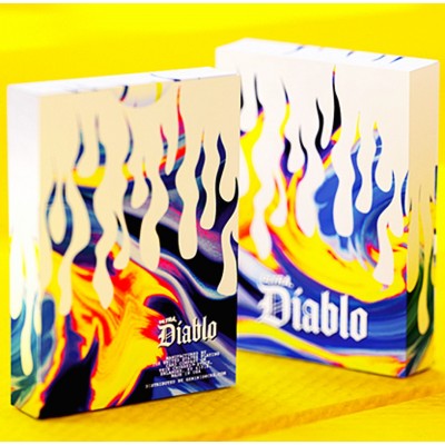 Bicycle Ultra Diablo by Gemini Blue Premium Cardistry Oyun Kağıdı iskambil Kartları Destesi