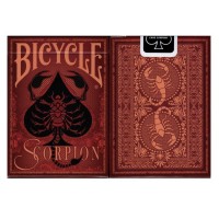 Bicycle Scorpion Oyun Kağıdı Kartı iskambil Kartları Destesi Red (Kirmizi)