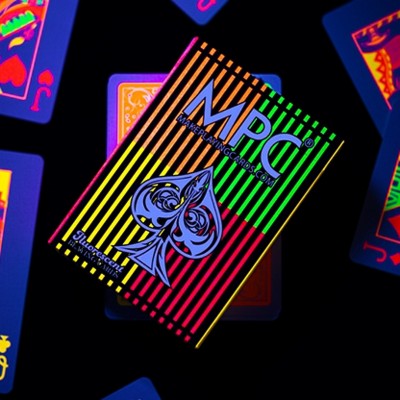 MPC QUAD Fluorescent Oyun Kağıdı Limited Edition Koleksiyonluk iskambil Kartları Destesi