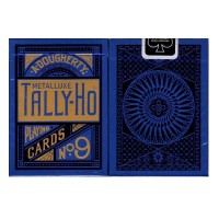 Tally-Ho Metalluxe Blue Mavi Oyun Kağıdı Kartı iskambil Kartları Destesi
