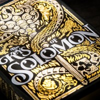 TWPCC The Keys of Solomon Golden Grimoire Premium Oyun Kağıdı Koleksiyonluk iskambil Kartları