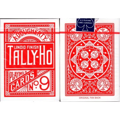 Tally-Ho Fan Back Kart Kırmızı Deste İskambil Kartı Oyun Kağıdı Kartları